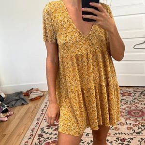 Simple flower mini sundress